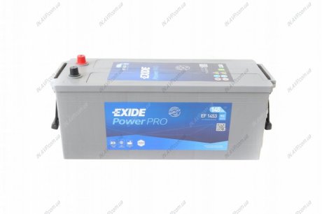 Аккумулятор 145 Professional Power 6СТ-145 EXIDE EF1453 (фото 1)