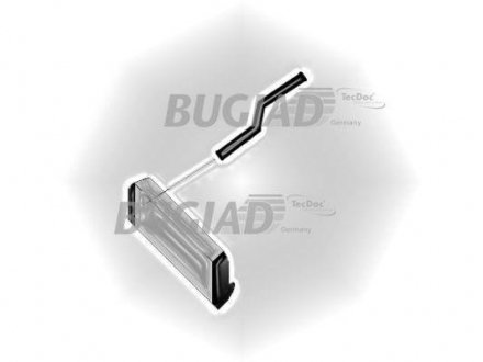 Трубка нагнетаемого воздуха FIAT DOBLO 1,3D/1,9D BUGIAD 88480 (фото 1)