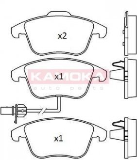 Колодки тормозные PRZУD AUDI A4 07-, A5 08- KAMOKA JQ101231