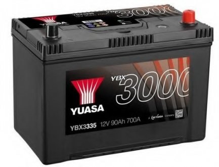 Аккумулятор 90AH/700A P+ PROFESSIONAL YUASA YBX3335