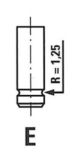 Клапан выпускной D.BENZ 6131/RNT SCAR. Freccia R6131/RNT