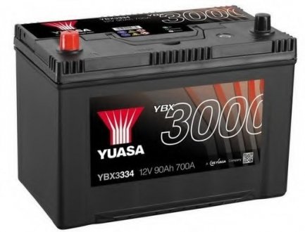Аккумулятор 90AH/700A 12V L+ PROFESSIONAL YUASA YBX3334 (фото 1)