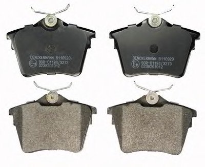 Комплект дисковых тормозных колодок Denckermann B110923