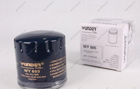 Фильтр масляный Renault Kangoo 1.5dCi 10- WUNDER WUNDER Filter WY805