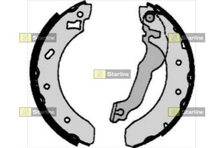 Тормозные колодки барабанні, к-кт. STARLINE STAR LINE BC 06770