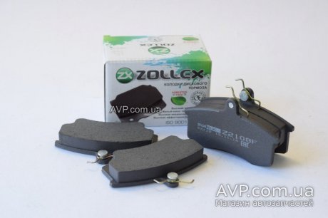 Колодки тормозные передние ВАЗ 2108-21099, 2113-2115 Zollex Z 2108F (фото 1)