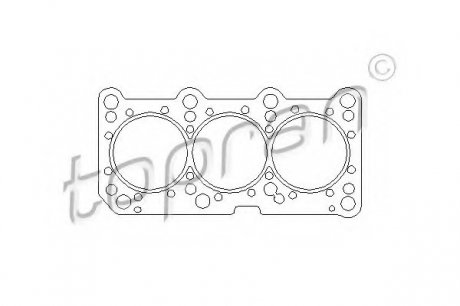 Комплект прокладок двигателя (верхний) TOPRAN 101590