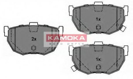 Комплект дисковых тормозных колодок KAMOKA JQ1011276