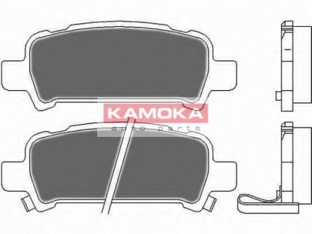 Комплект дисковых тормозных колодок KAMOKA JQ1012666