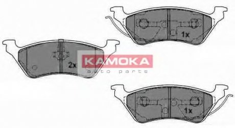Комплект дисковых тормозных колодок KAMOKA JQ1012950 (фото 1)