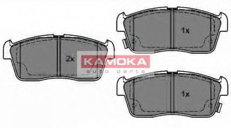 Комплект дисковых тормозных колодок KAMOKA JQ1013064