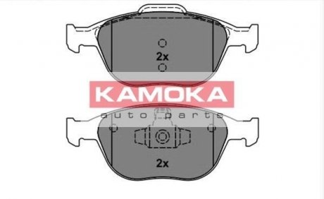 Комплект дисковых тормозных колодок KAMOKA JQ1013136 (фото 1)
