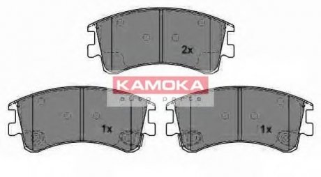Комплект дисковых тормозных колодок KAMOKA JQ1013238 (фото 1)