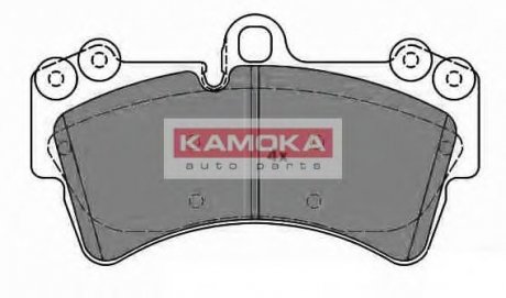 Комплект дисковых тормозных колодок KAMOKA JQ1013252 (фото 1)