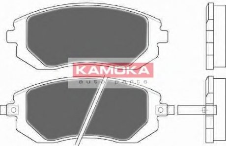 Комплект дисковых тормозных колодок KAMOKA JQ1013278