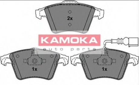 Комплект дисковых тормозных колодок KAMOKA JQ1013286 (фото 1)