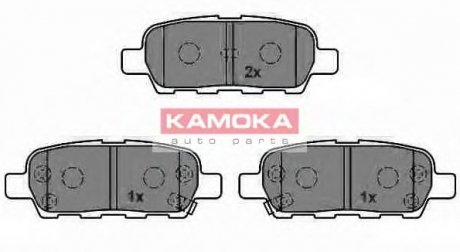 Комплект дисковых тормозных колодок KAMOKA JQ1013386