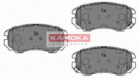 Комплект дисковых тормозных колодок KAMOKA JQ1013466