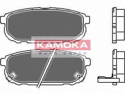 Комплект дисковых тормозных колодок KAMOKA JQ1013472 (фото 1)