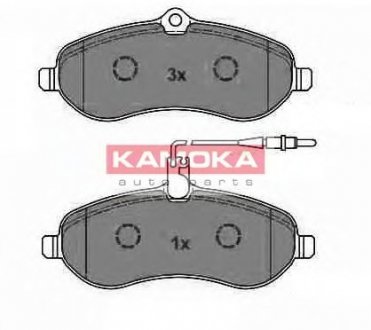 Комплект дисковых тормозных колодок KAMOKA JQ1013542