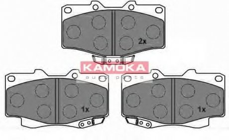 Комплект дисковых тормозных колодок KAMOKA JQ1013704