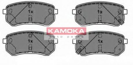 Комплект дисковых тормозных колодок KAMOKA JQ1013804 (фото 1)