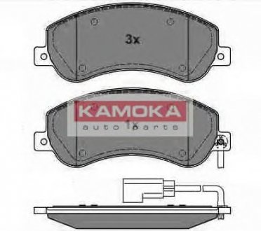 Комплект дисковых тормозных колодок KAMOKA JQ1013856 (фото 1)
