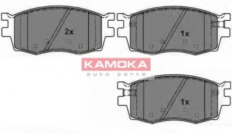 Комплект дисковых тормозных колодок KAMOKA JQ1013910 (фото 1)