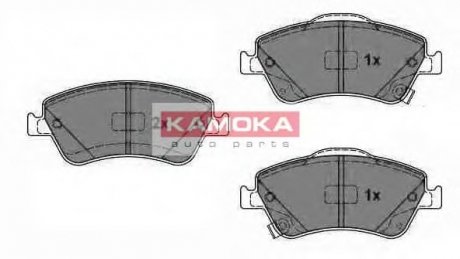 Комплект дисковых тормозных колодок KAMOKA JQ1018092 (фото 1)