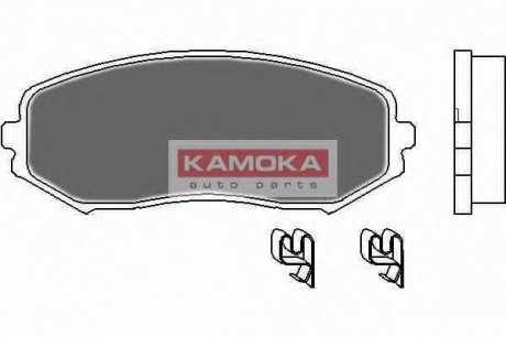 Комплект дисковых тормозных колодок KAMOKA JQ1018120 (фото 1)