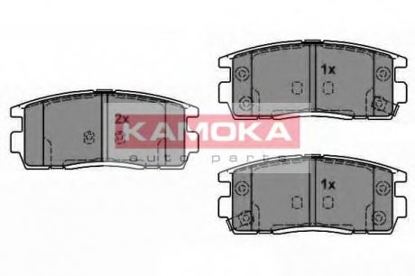 Комплект дисковых тормозных колодок KAMOKA JQ1018370 (фото 1)