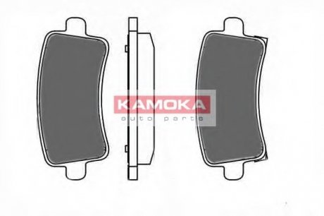 Комплект дисковых тормозных колодок KAMOKA JQ1018504 (фото 1)