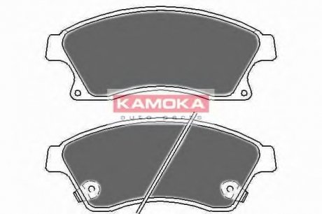 Комплект дисковых тормозных колодок KAMOKA JQ1018524 (фото 1)