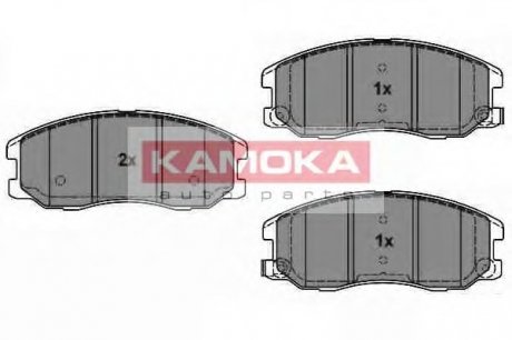 Комплект дисковых тормозных колодок KAMOKA JQ1018616