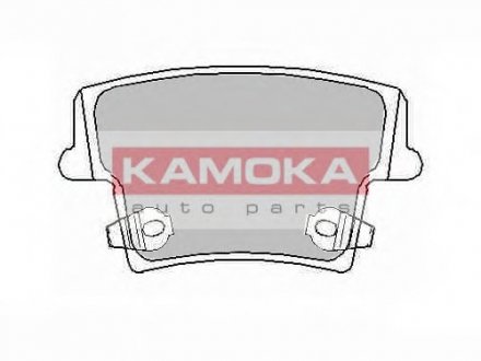 Комплект дисковых тормозных колодок KAMOKA JQ101132 (фото 1)