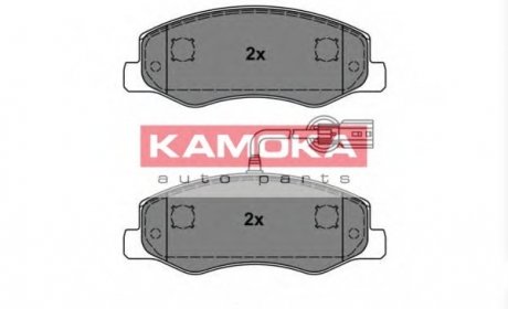 Комплект дисковых тормозных колодок KAMOKA JQ101140 (фото 1)