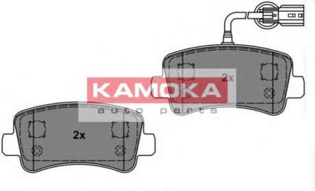 Комплект дисковых тормозных колодок KAMOKA JQ101144 (фото 1)