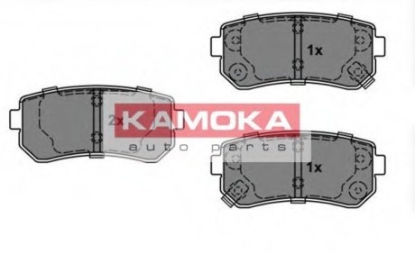 Комплект дисковых тормозных колодок KAMOKA JQ101146 (фото 1)