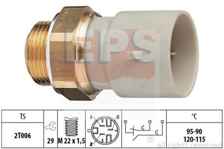 Термовыключатель вентилятора радиатора EPS Facet 1850655