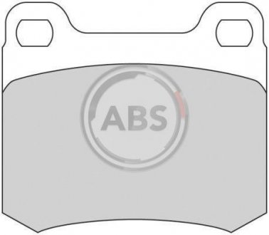Комплект дисковых тормозных колодок. ABS 364981 (фото 1)