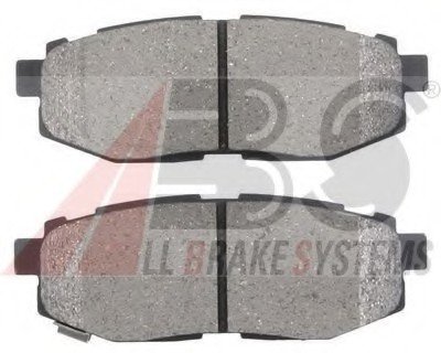 Комплект дисковых тормозных колодок A.B.S. ABS 37670