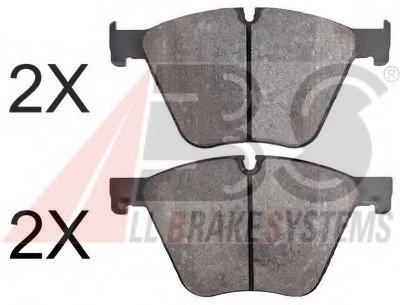 Гальмівні колодки пер. BMW 5 GT (F07)/7 (F01-F04)/X5 (E70/F15) 09-18 (ATE) A.B.S. ABS 37678