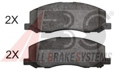 Комплект дисковых тормозных колодок A.B.S. ABS 37761