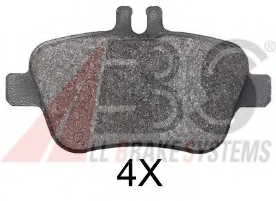 Комплект дисковых тормозных колодок A.B.S. ABS 37905