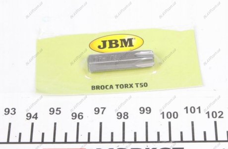 Бита шестигранная (8mm) Torx (TX) T50 JBM 10149 (фото 1)