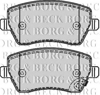 Тормозные колодки дисковые Borg & Beck BBP2166