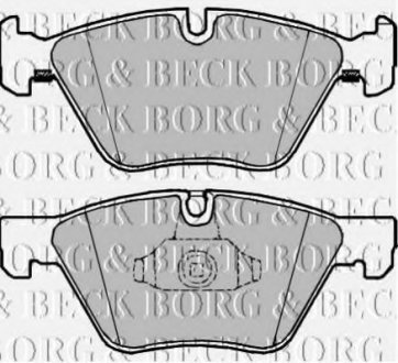 Тормозные колодки дисковые Borg & Beck BBP2224 (фото 1)
