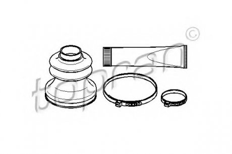 Комплект пылника приводного вала TOPRAN 721151