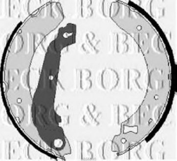 Комплект тормозных колодок Borg & Beck BBS6090 (фото 1)