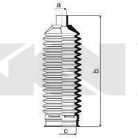 Пыльник рулевого механизма GKN 84035 (фото 1)
